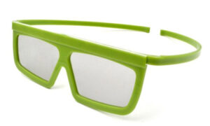 Linear polarized 3d glasses