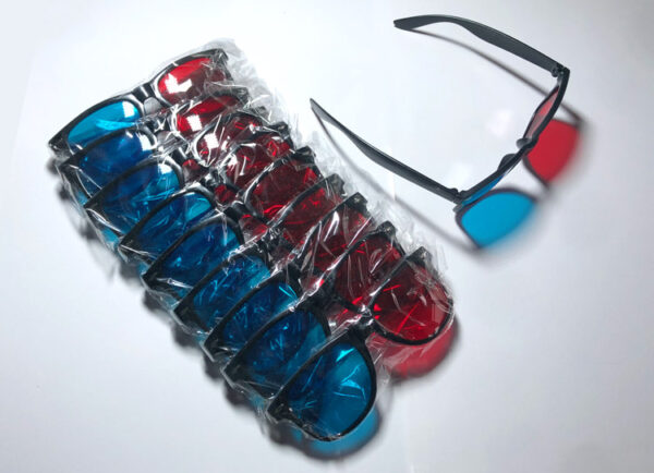 Lot of 10 Anaglyph glasses – Classic