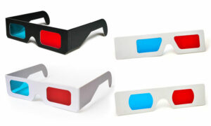 Lunettes 3D Anaglyphes carton