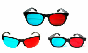 Lunettes Anaglyphes 3D plastique